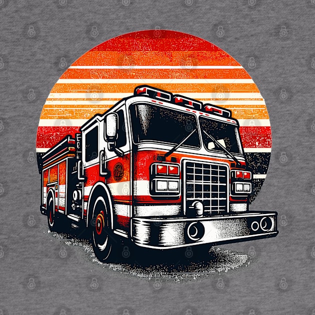 Fire Truck by Vehicles-Art